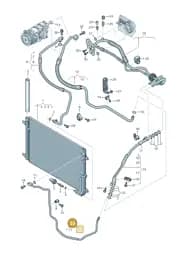 4H0260710BB Audi Refrigerant Pipe