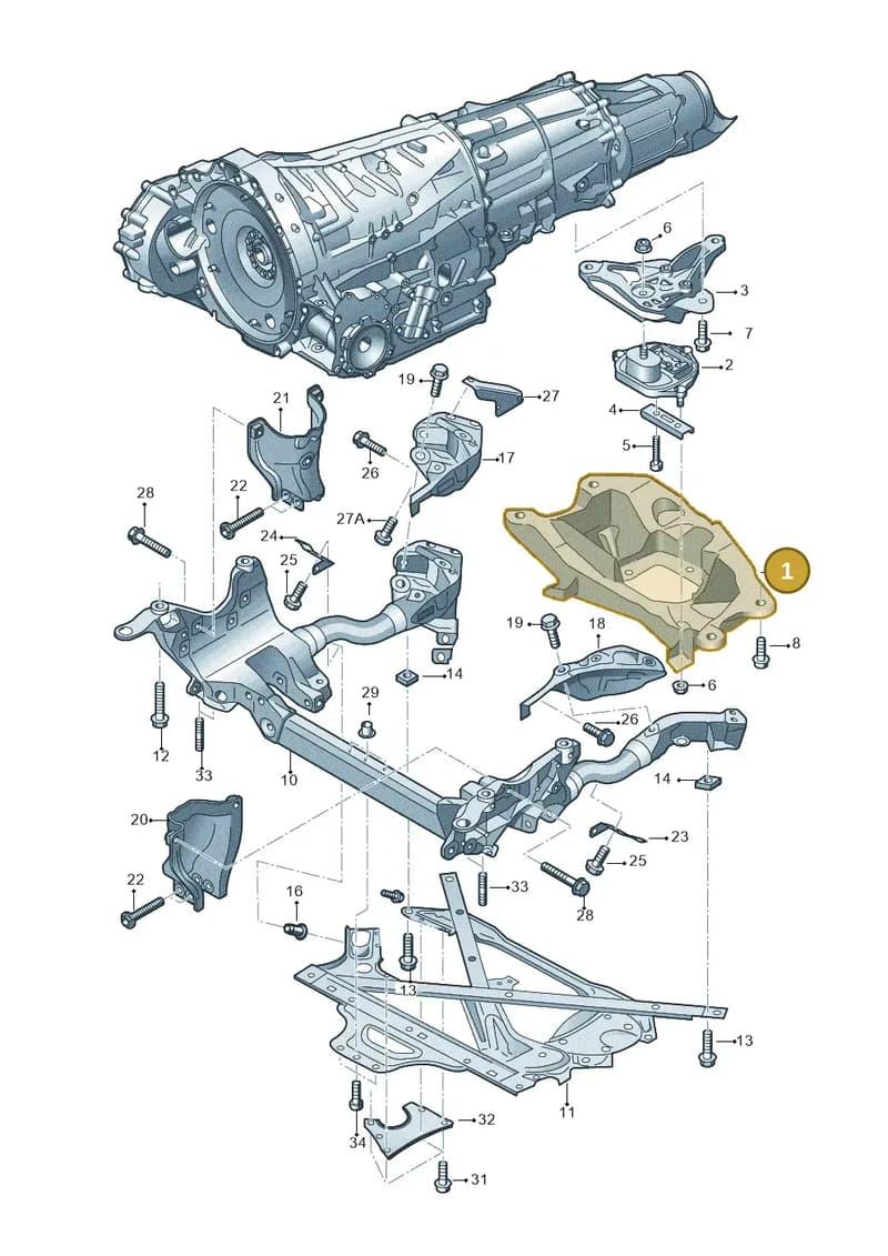 4H0399263AK — Audi A5 Cabrio 2.0 (2011-2017) diagram 670399700, position 1