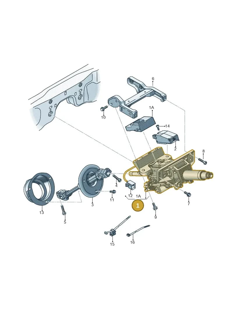 4H0419512S — Audi A8 (2013-2018) diagram 771419500, position 1