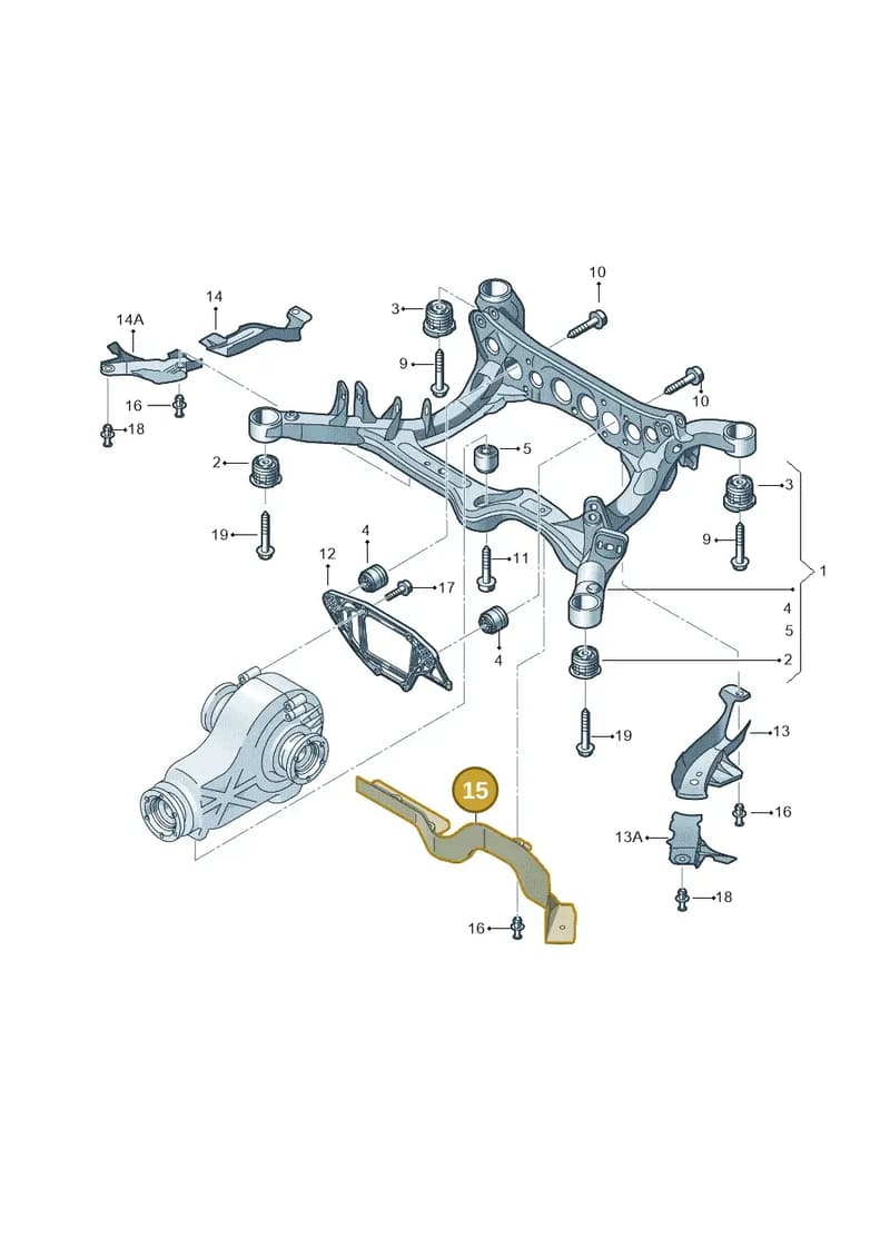 4H0505565C — Audi A7 Sportback (2014-2018) diagram 758505020, position 15