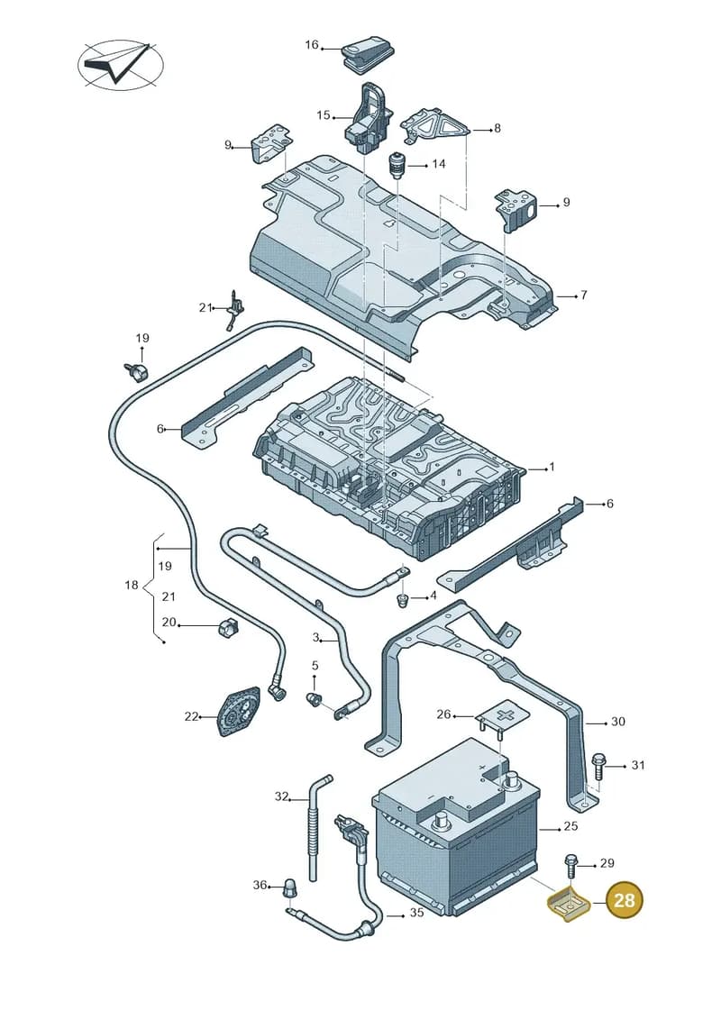4H0813193A — Audi A8 (2013-2018) diagram 717915100, position 28
