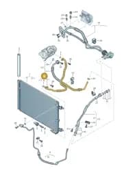 4H0816721C Audi Refrigerant Hose