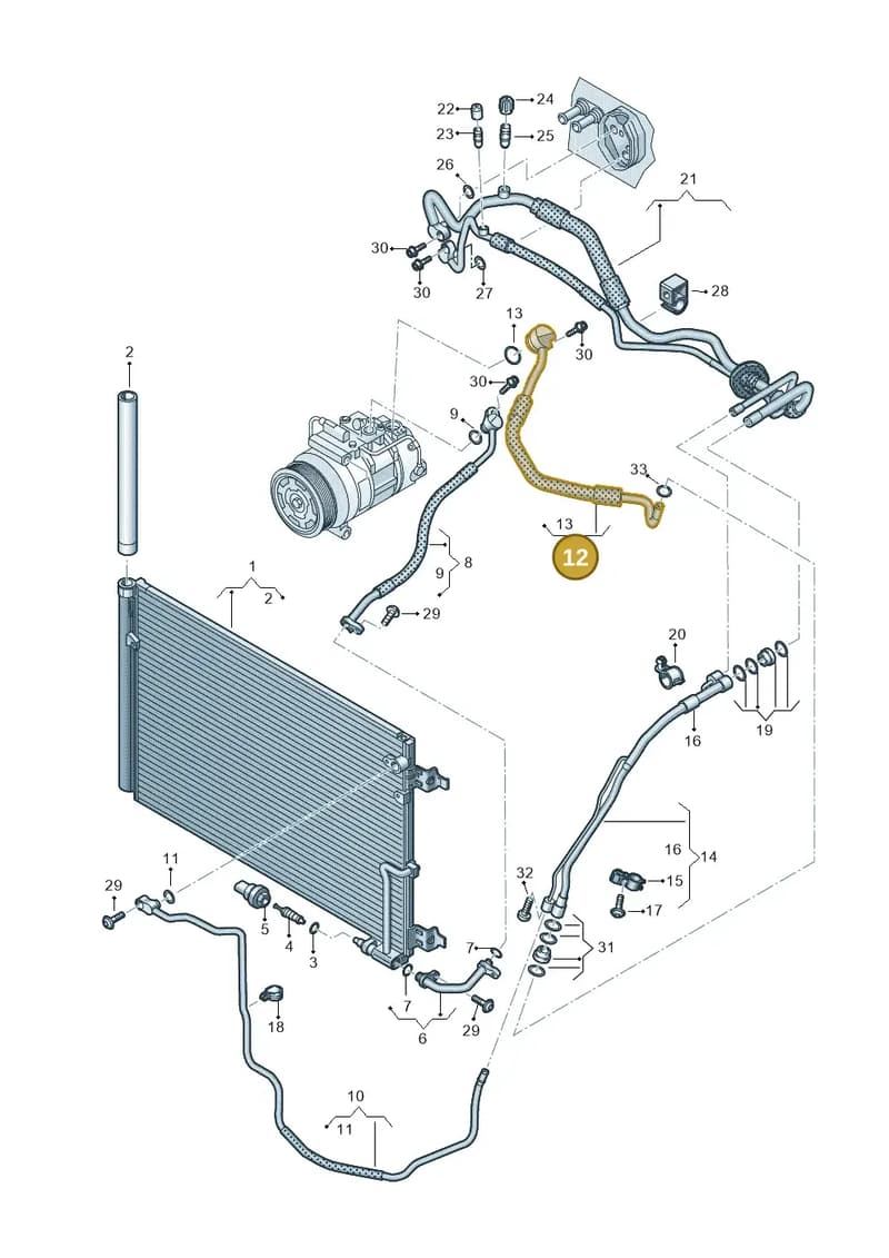 4H0816743A — Audi A8 (2013-2018) diagram 771260400, position 12