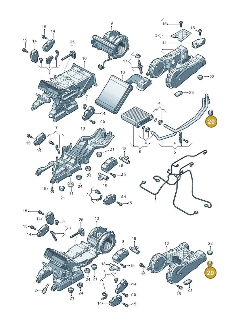 4H0820098 — Audi RS Q8 (2019-2025) diagram 838820030, position 20