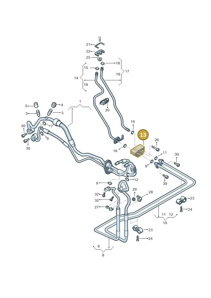 4H0820181 — Audi A8 (2013-2018) diagram 771260900, position 13
