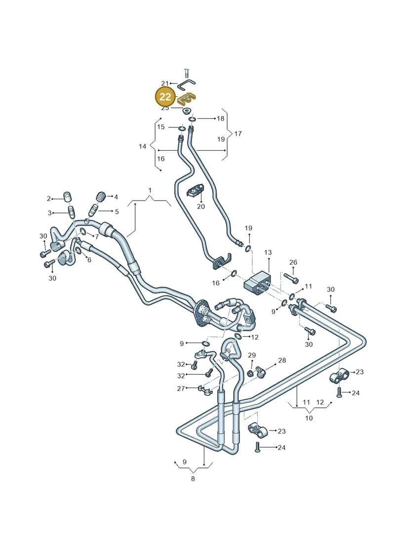 4H0820251A — Audi A8 (2013-2018) diagram 771260900, position 22
