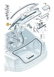 4H0827373B Audi Stop