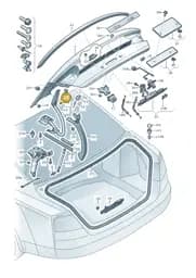 4H0827563 Audi Cover Cap