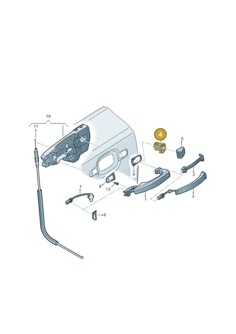 4H0837167 — Audi Q7 (2015-2025) diagram 859839000, position 4