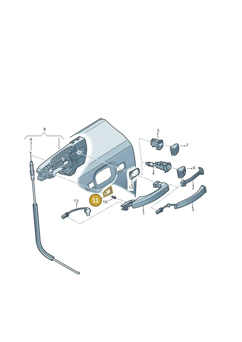4H0837209 — Audi RS6 Avant (2013-2018) diagram 758837000, position 11