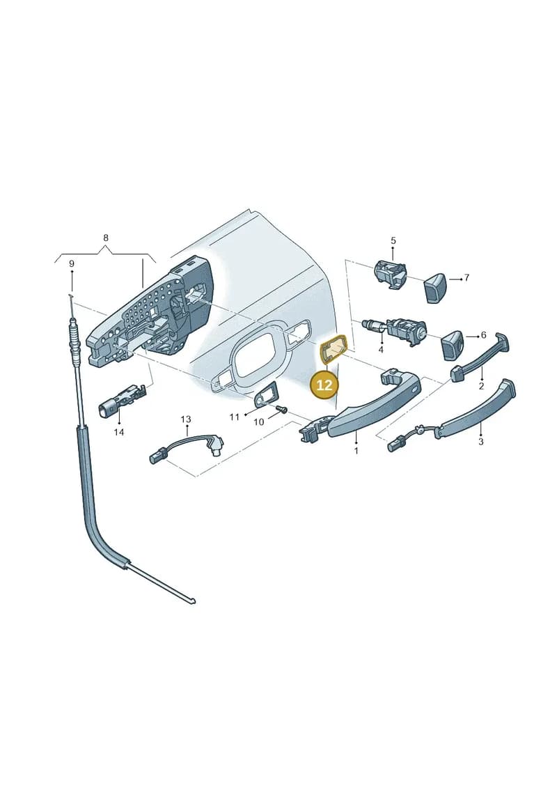 4H0837278A — Audi RS7 Sportback (2013-2018) diagram 765837000, position 12
