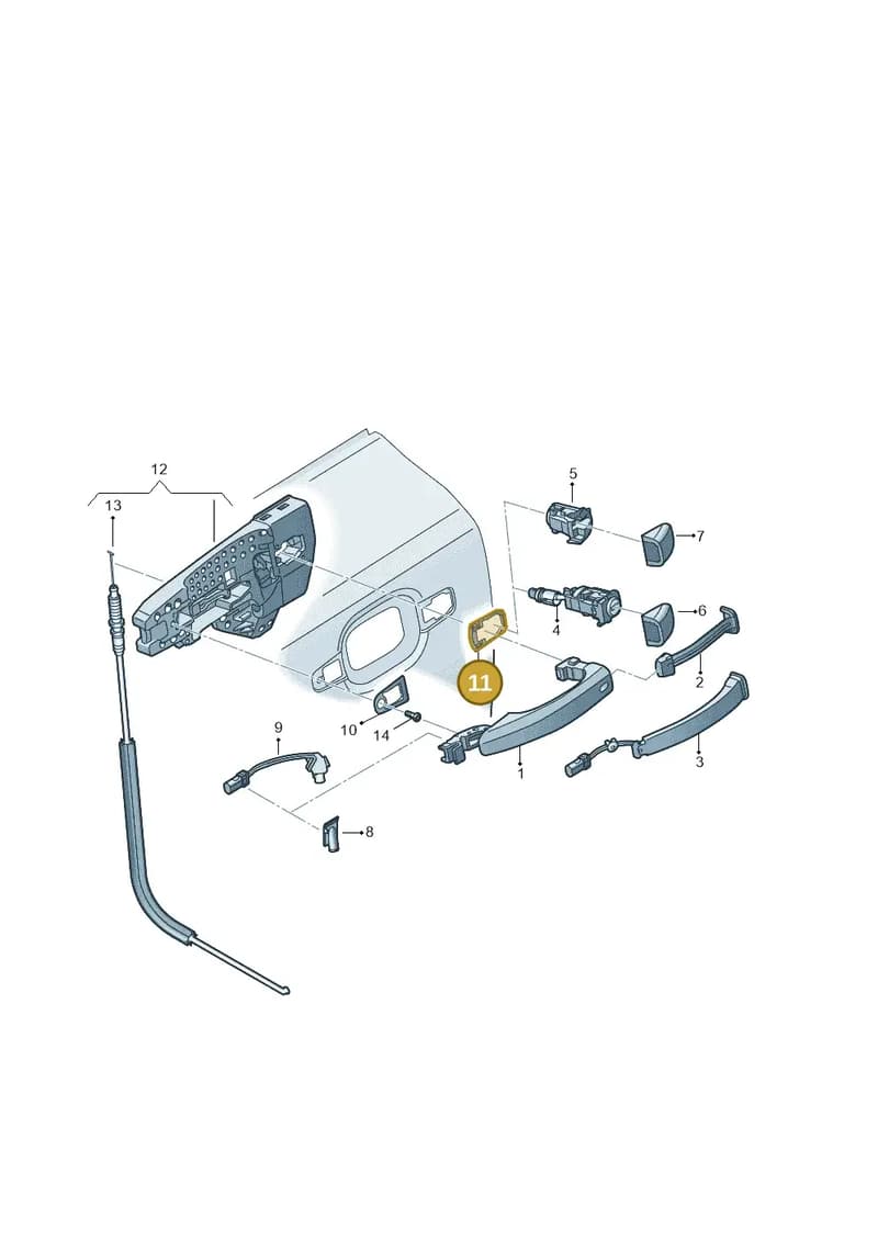 4H0837278A — Audi Q7 (2015-2025) diagram 859837000, position 11