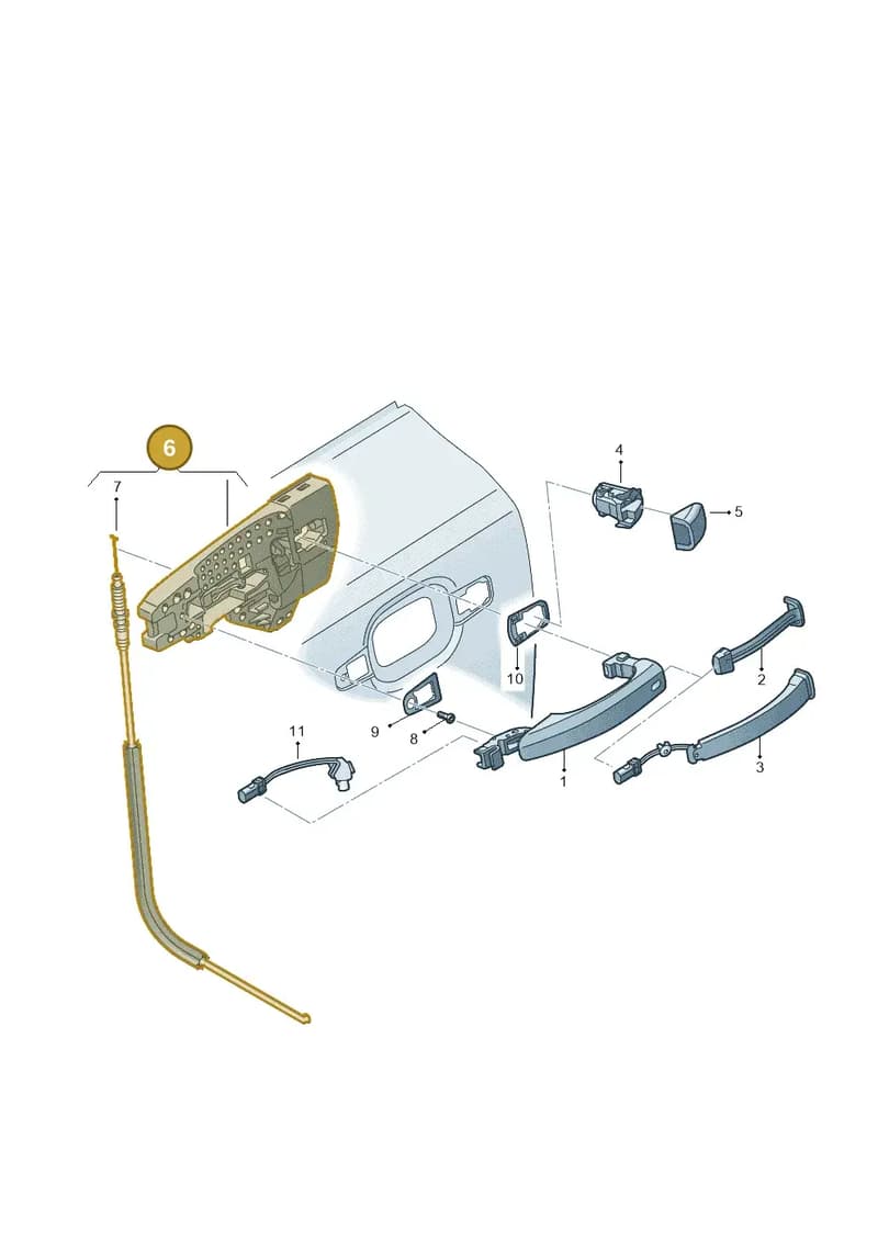 4H0837886 — Audi RS7 Sportback (2013-2018) diagram 765839000, position 6