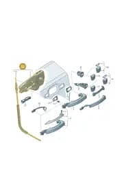 4H0837886 Audi Mounting Bar