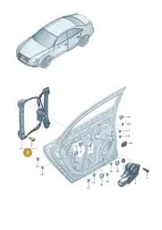 4H0839461C Audi Window Regulator without Motor