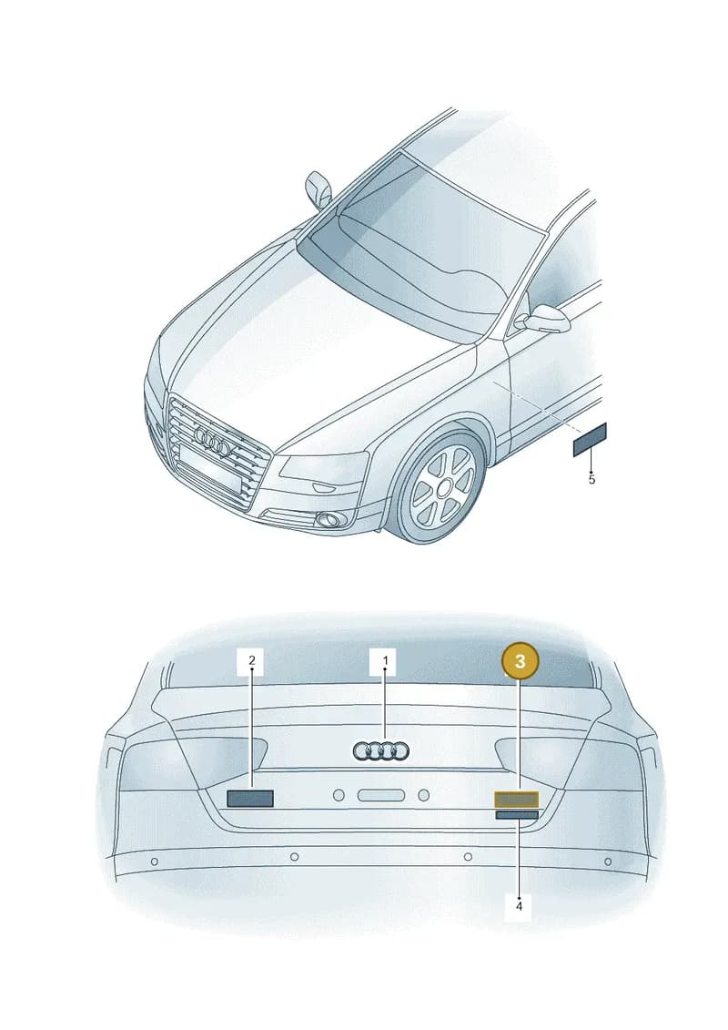 4H0853744B2ZZ — Audi A8 (2013-2018) diagram 771853700, position 3