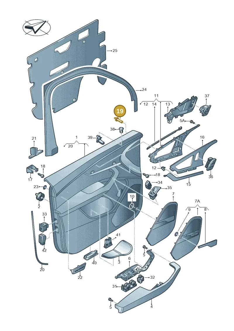 4H0860385 — Audi Q7 (2015-2025) diagram 859867000, position 19