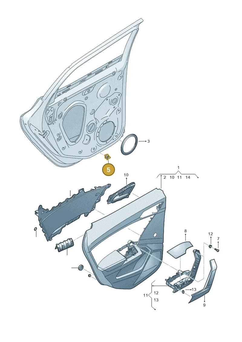 4H0867260 — SEAT Arona (2017-) diagram 835867400, position 5