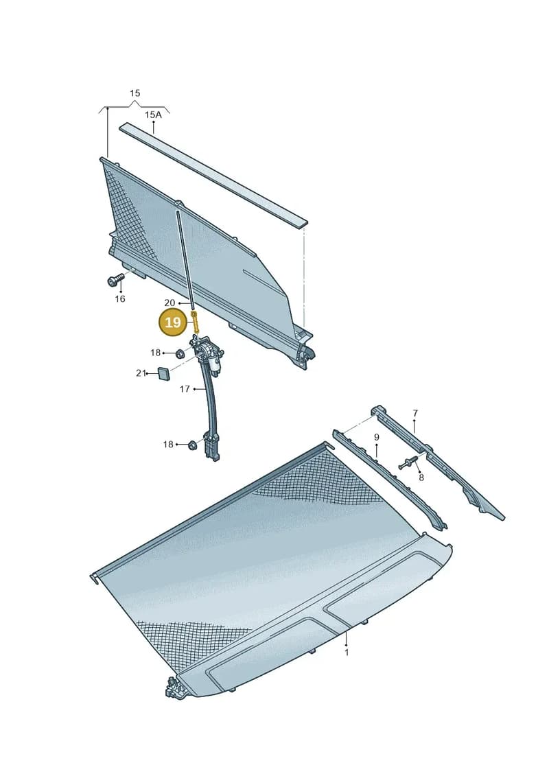 4H0867889 — Audi A8 (2013-2018) diagram 771861000, position 19