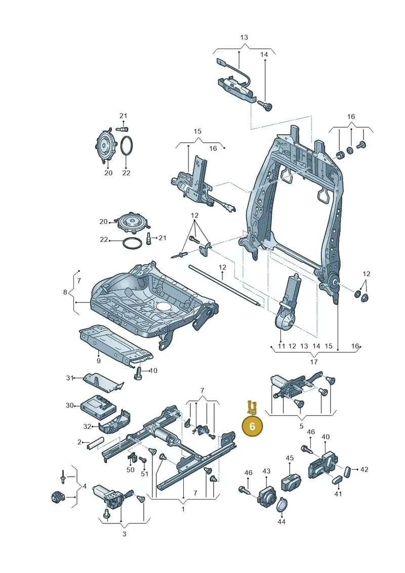 4H0881063 — Audi A8 (2013-2018) diagram 771959200, position 6