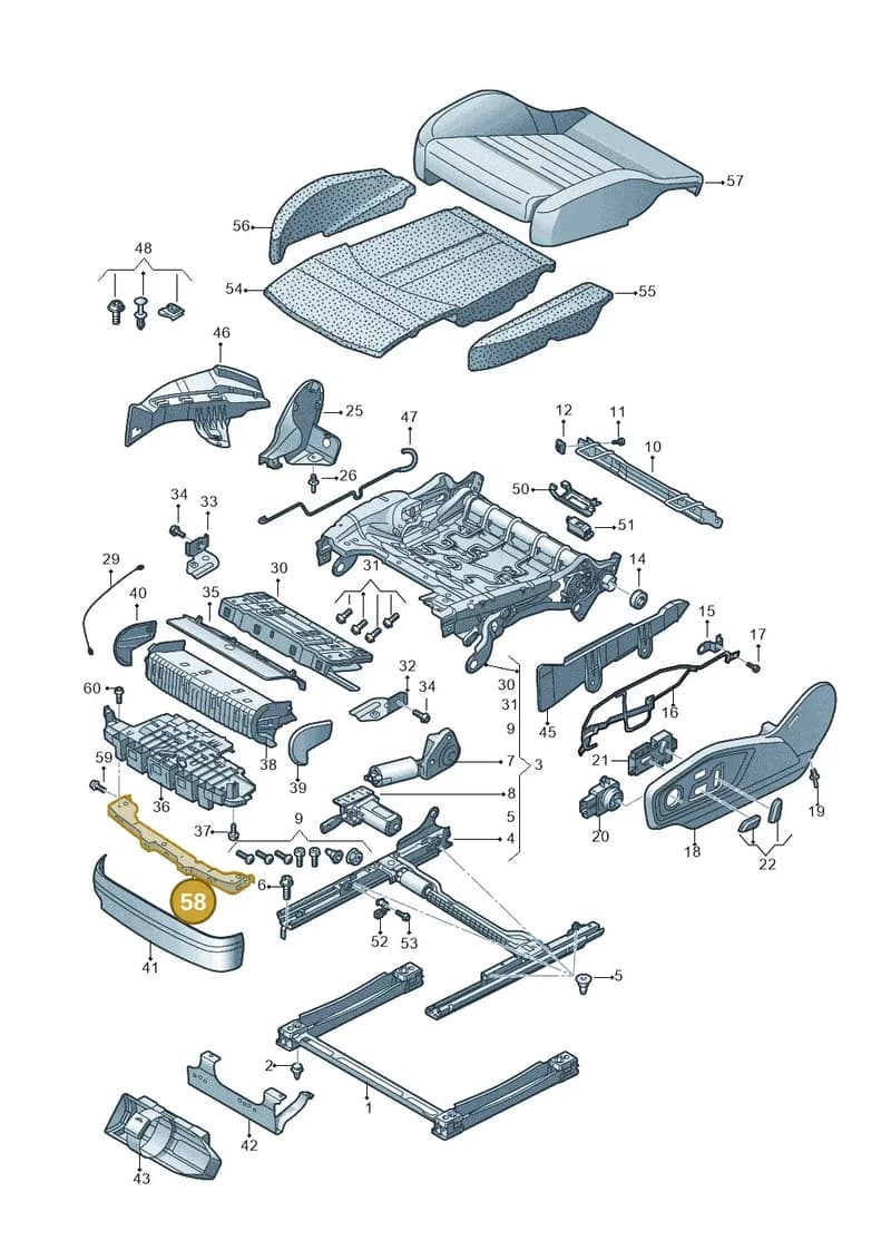 4H0881537 — Audi RS Q8 (2019-2025) diagram 859881100, position 58