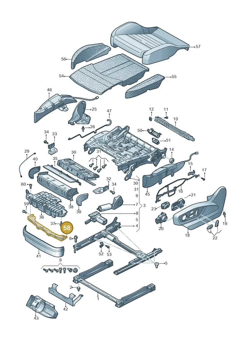 4H0881537 — Audi RS Q8 (2019-2025) diagram 859881300, position 58
