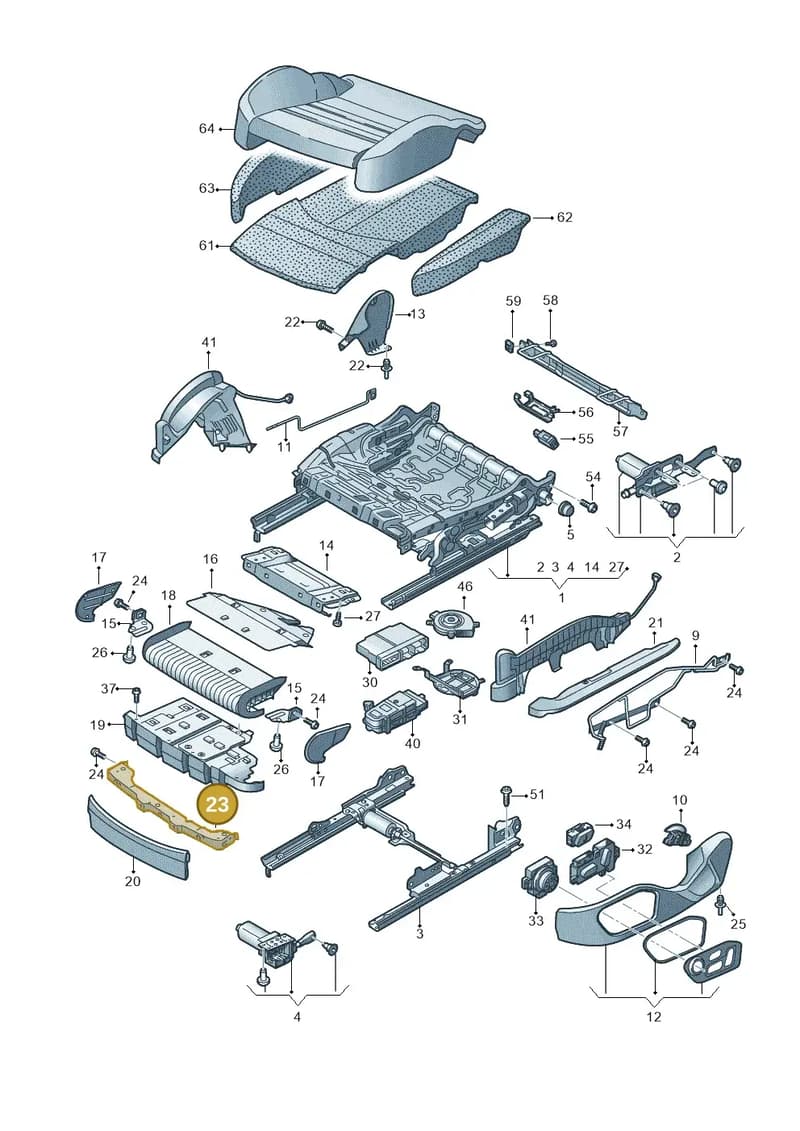 4H0881537 — Audi RS6 Avant (2019-2025) diagram 435881200, position 23