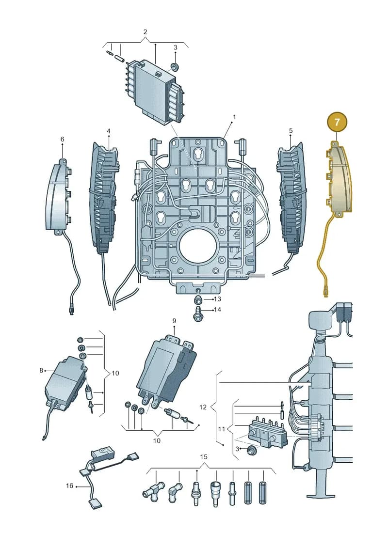 4H0881618 — Audi A8 (2013-2018) diagram 771959220, position 7