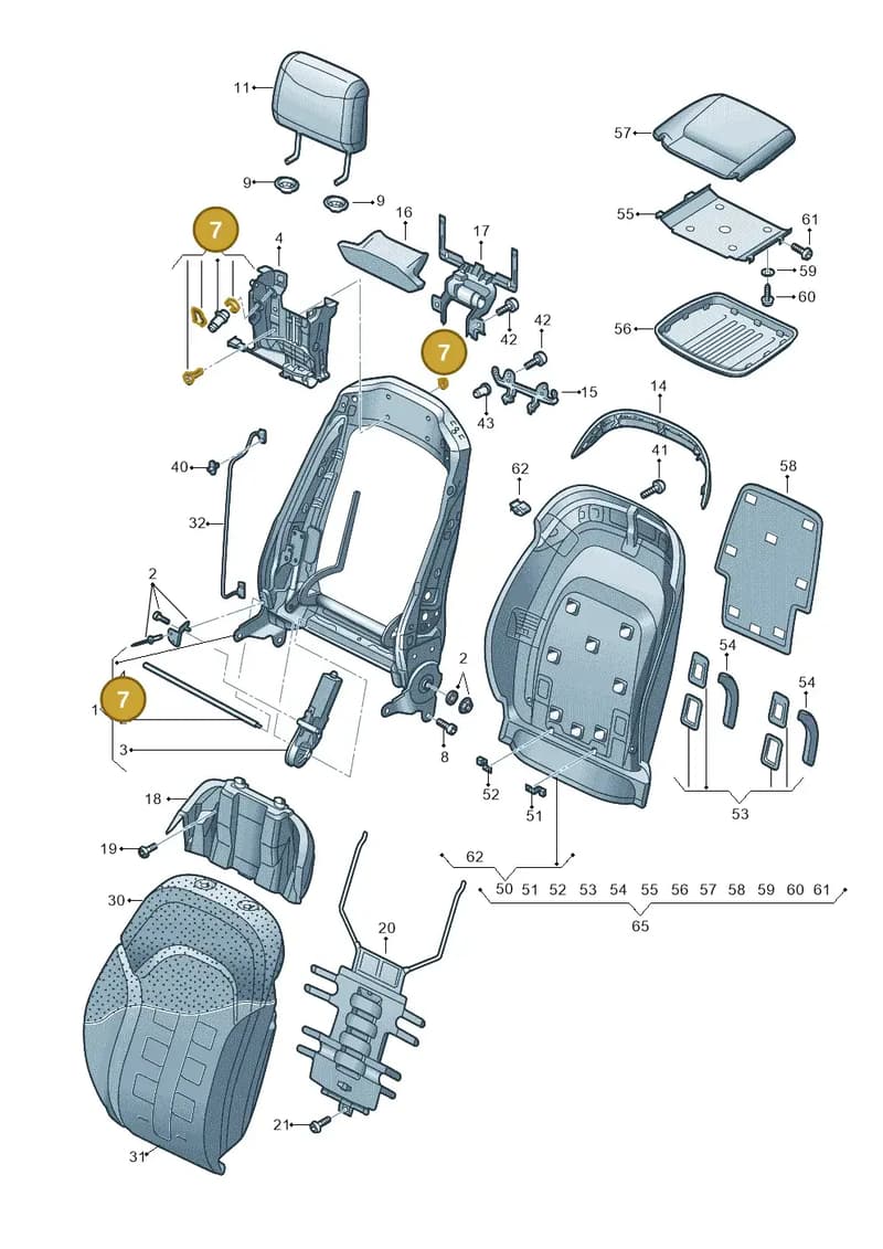4H0898031A — Audi A8 (2013-2018) diagram 771881540, position 7