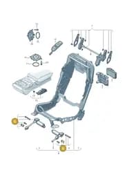 4H0898517 Audi Fixing Set