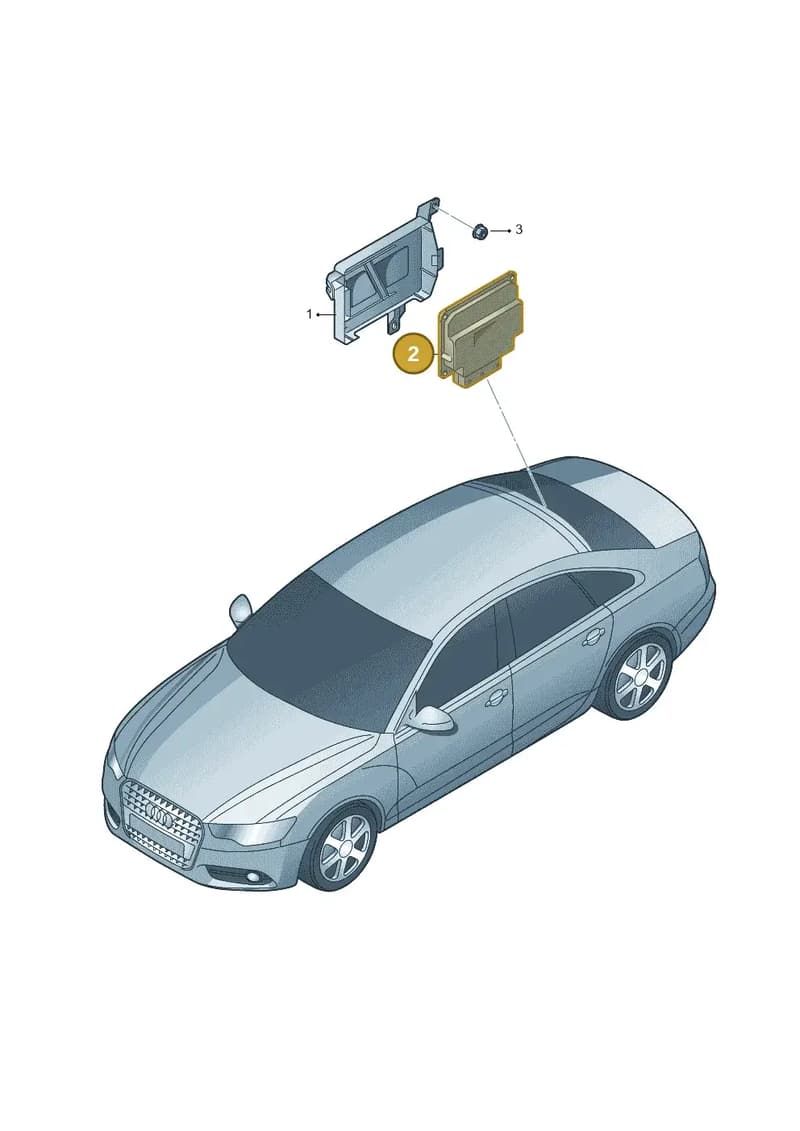 4H0907163B — Audi A6 (2014-2018) diagram 717907250, position 2