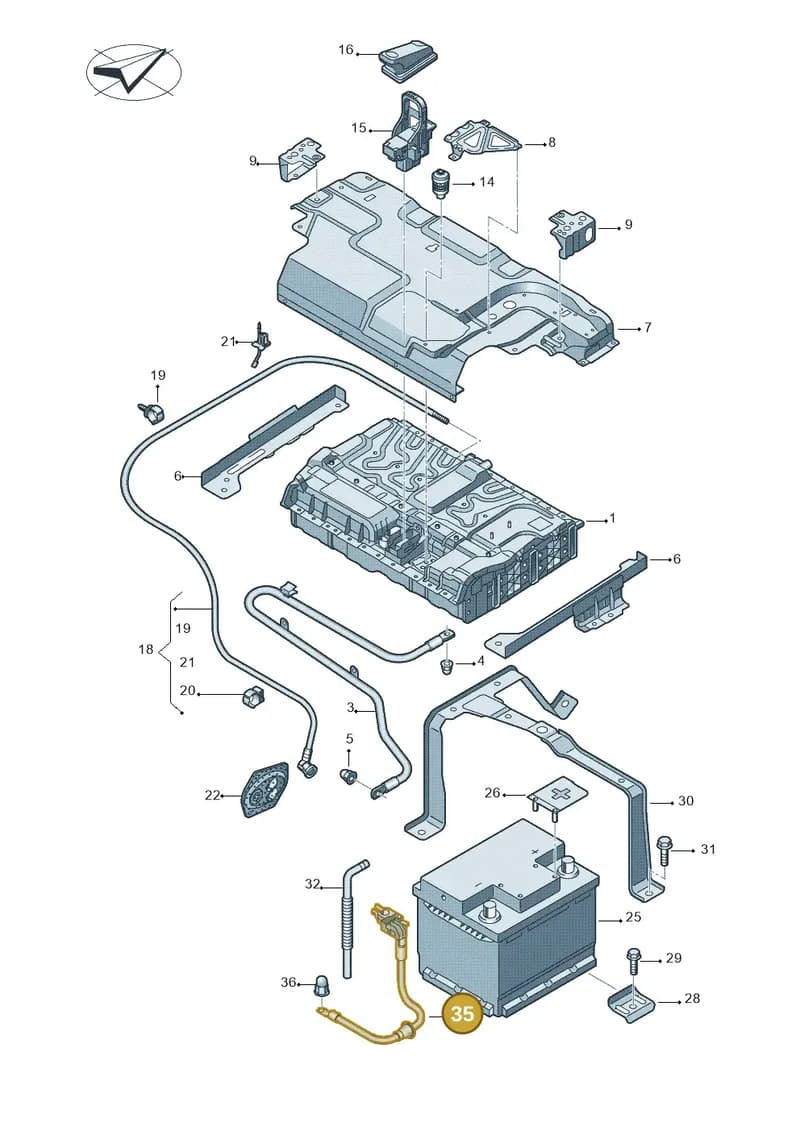 4H0915181C — Audi A8 (2013-2018) diagram 717915100, position 35