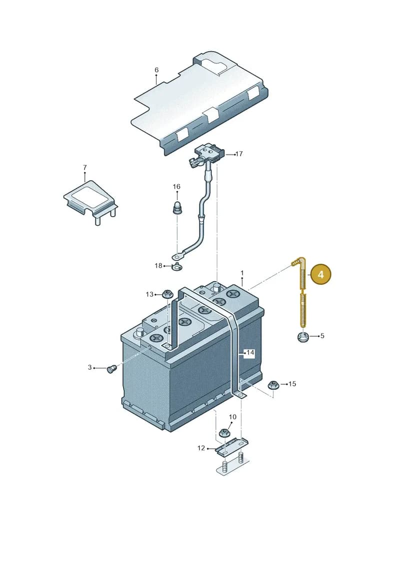 4H0915531 — Audi RS3 Sportback (2015-2016) diagram 858915000, position 4