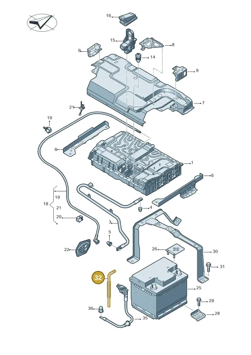4H0915531A — Audi A8 (2013-2018) diagram 717915100, position 32