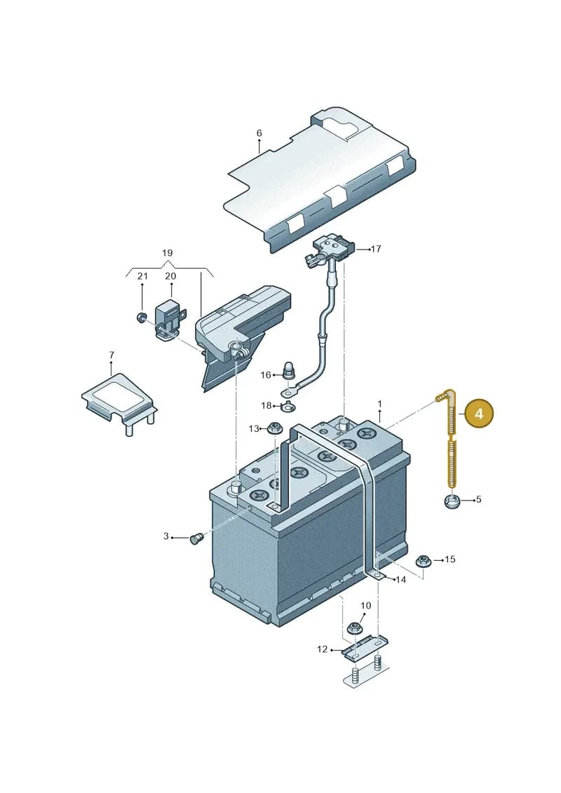 4H0915531 — Audi RS3 Limousine (2017-2020) diagram 853915000, position 4