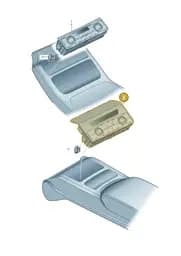4H0919158KDEA Audi Controls (Soul Black/Aluminium DEA)