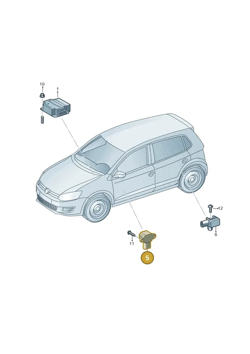 4H0955557A — Skoda Fabia (2014-2022) diagram 797959000, position 5