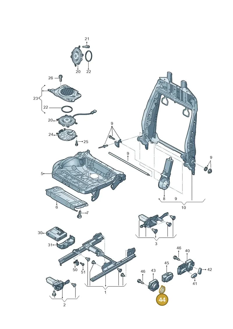 4H09573723Q7 — Audi A7 Sportback (2014-2018) diagram 758959210, position 44