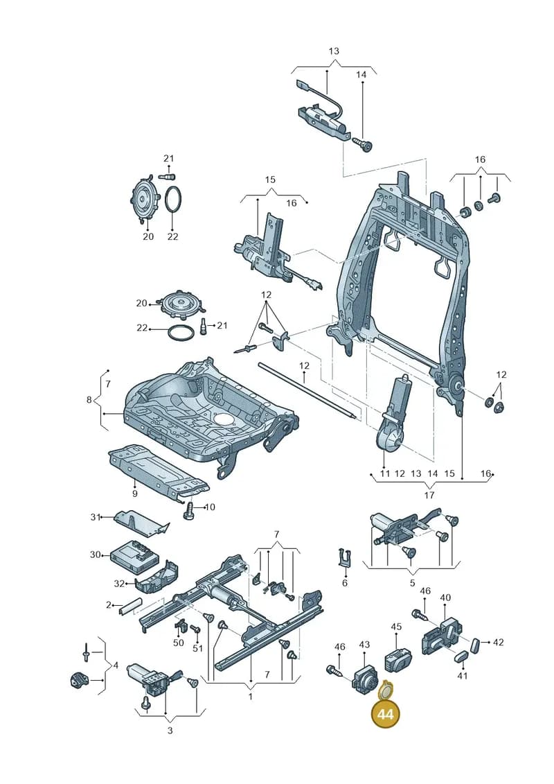4H09573723Q7 — Audi A8 (2013-2018) diagram 771959200, position 44
