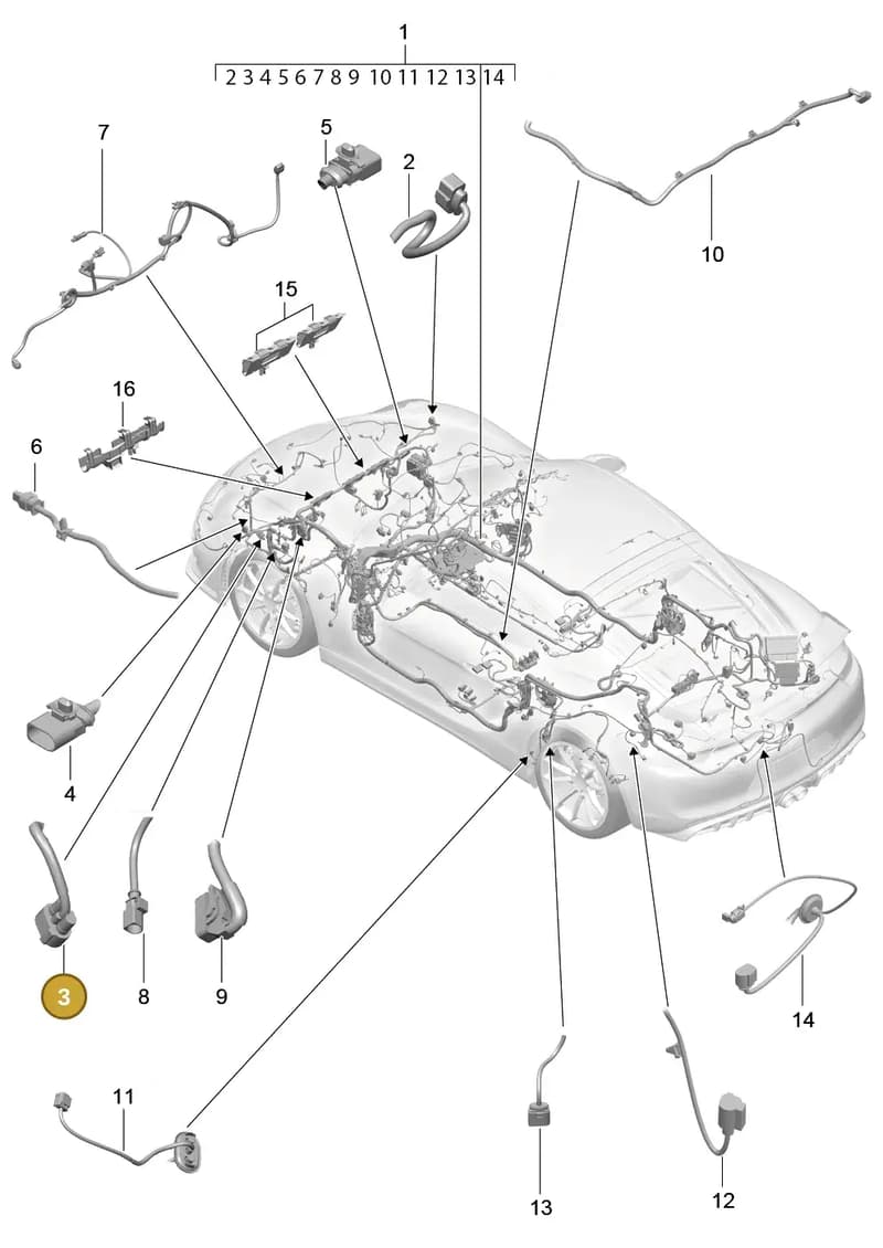 4H0959792S — Porsche Cayman GT4 (2015-2016) diagram p45902010, position 3