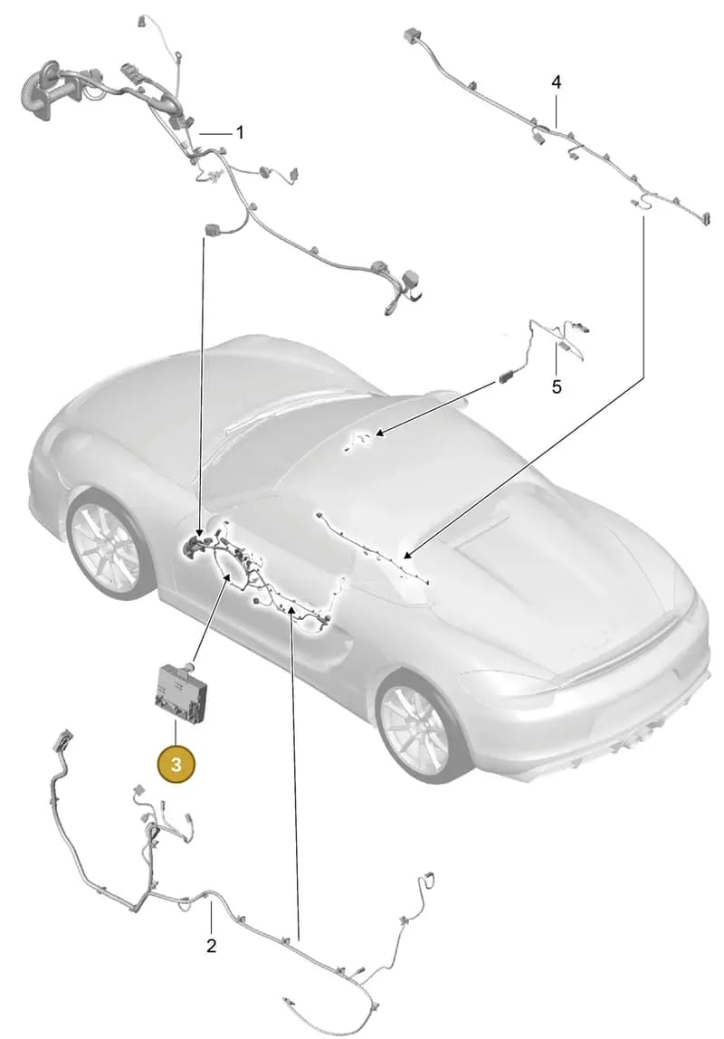 4H0959792S — Porsche Boxster Spyder (2015-2016) diagram p46902015, position 3