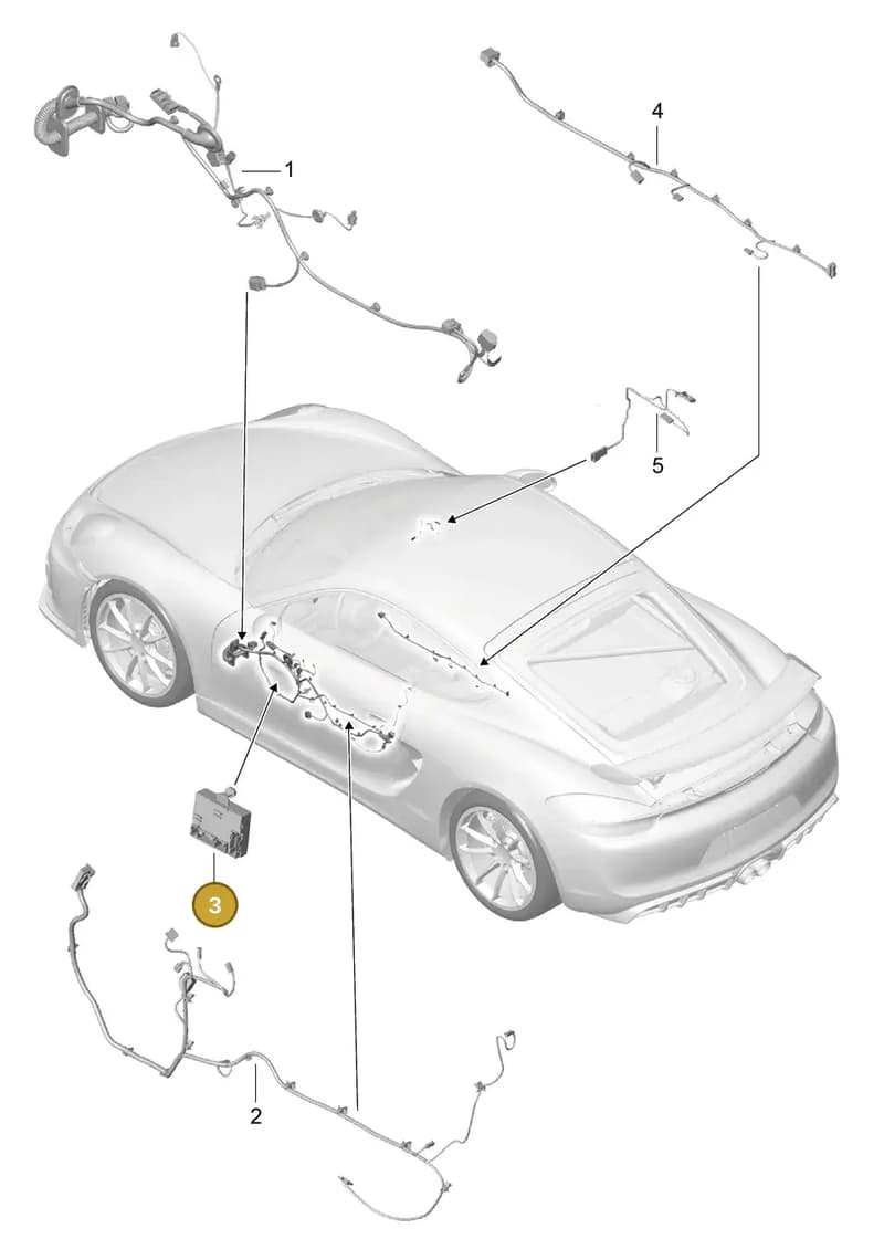 4H0959793AC — Porsche Cayman GT4 (2015-2016) diagram p45902015, position 3