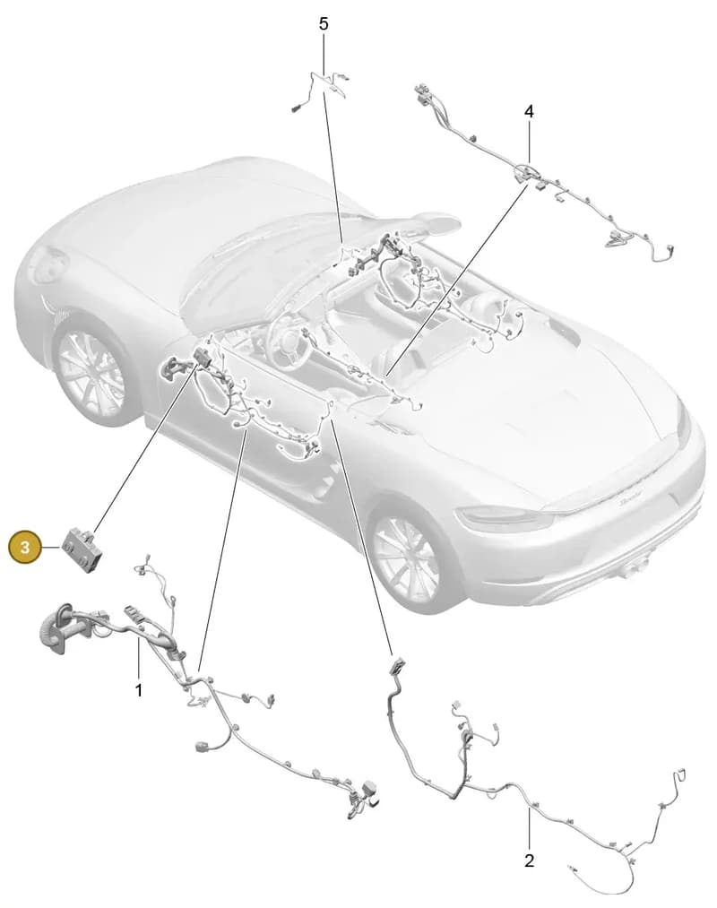 4H0959793AC — Porsche Boxster (2016-2019) diagram p48902015, position 3