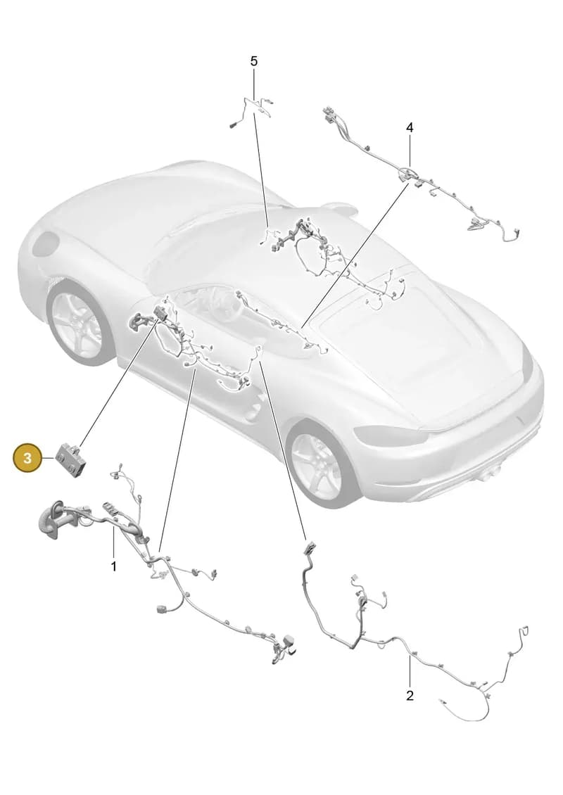 4H0959793AC — Porsche Cayman (2016-2019) diagram p50902015, position 3