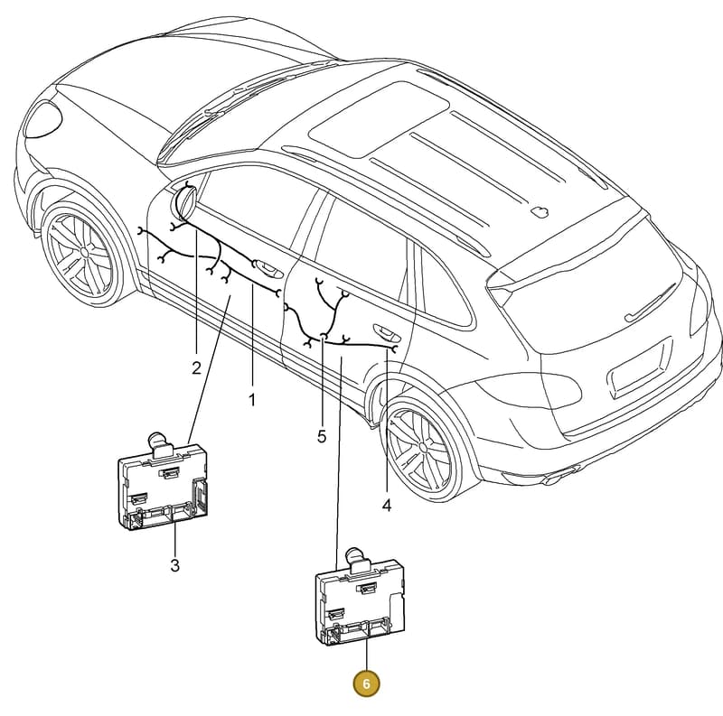 4H0959795P — Porsche Cayenne (2010-2018) diagram p37902015, position 6