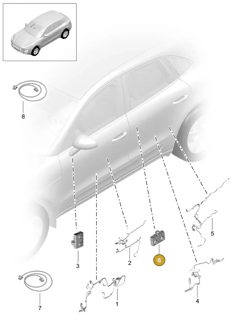 4H0959795P — Porsche Macan (2013-2018) diagram p44902015, position 6