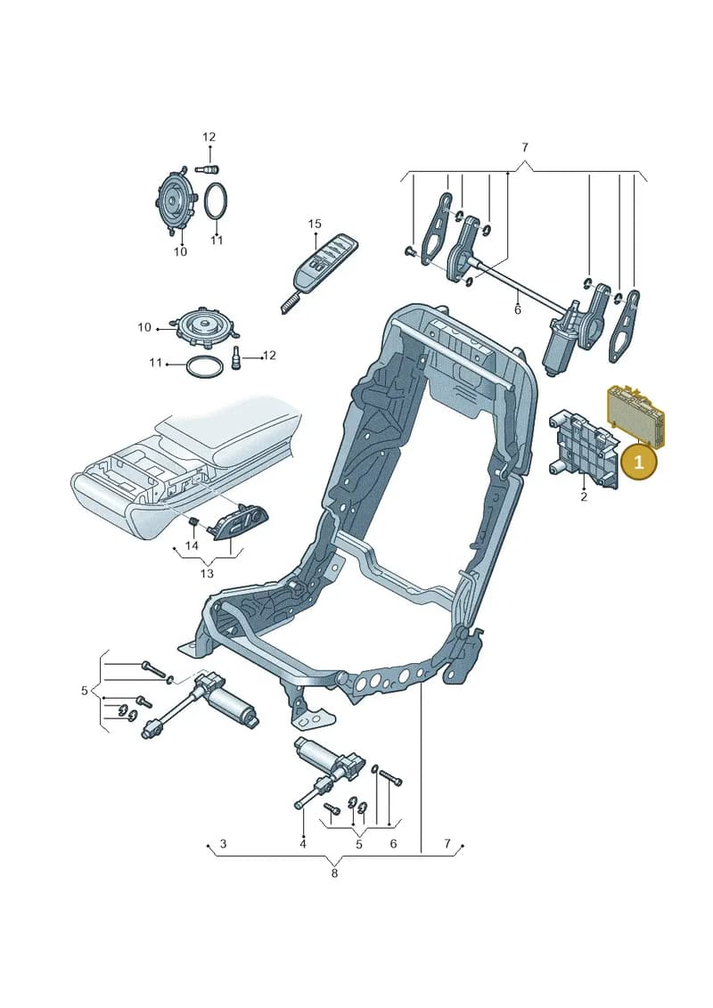 4H0959860A — Audi A8 (2013-2018) diagram 771959250, position 1