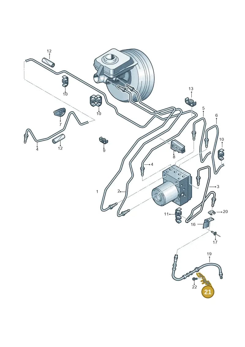 4H0971502 — Audi RS4 Av. qu. 4.2 (2012-2015) diagram 620611200, position 21