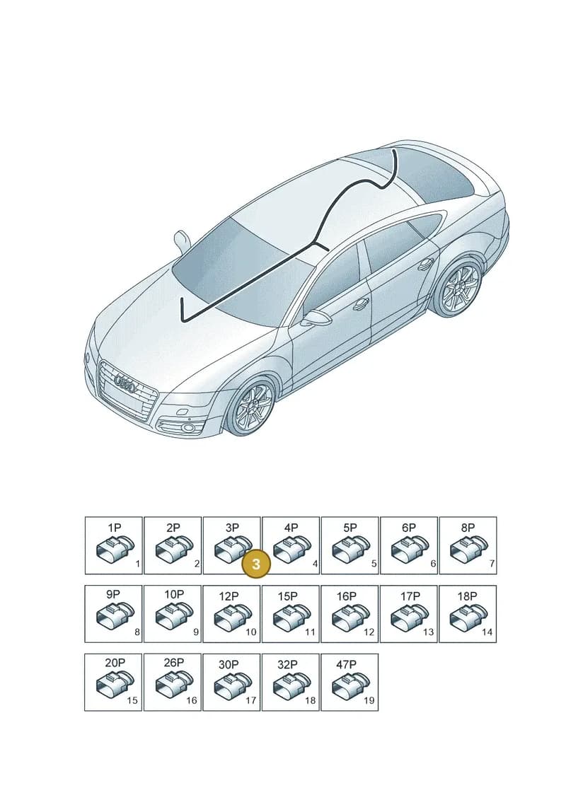 4H0972586A — Audi A7 Sportback (2014-2018) diagram 788971850, position 3