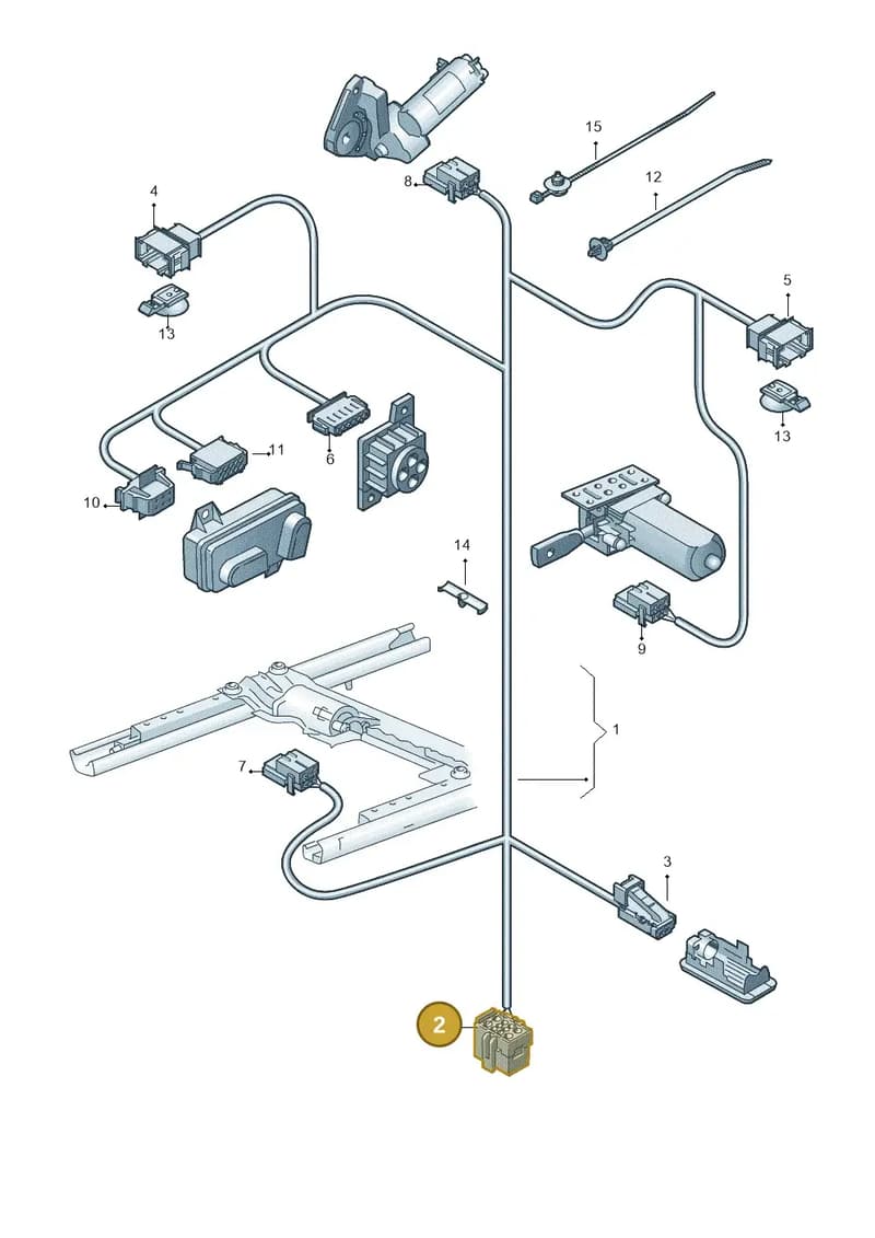 4H0972586A — Audi Q3 (2014-2019) diagram 728972120, position 2